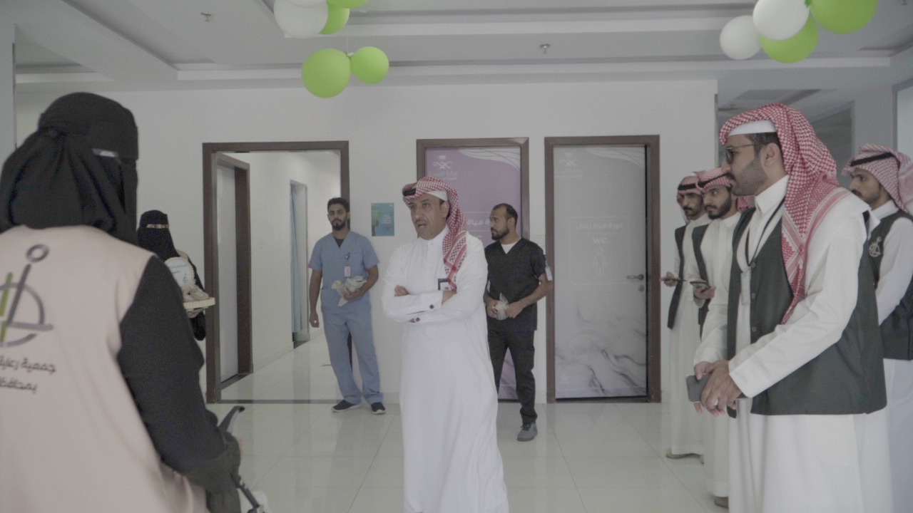 احتفال جمعية رعاية المعاقين بمناسبة اليوم العالمي للشلل الدماغي بمستشفى طريف العام