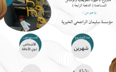 تنفيذ مشروع الأجهزة التعويضية والوسائل المساعدة للأشخاص ⁧‫#ذوي_الإعاقة‬⁩ بدعم سخي من مؤسسة سليمان الراجحي الخيرية .
